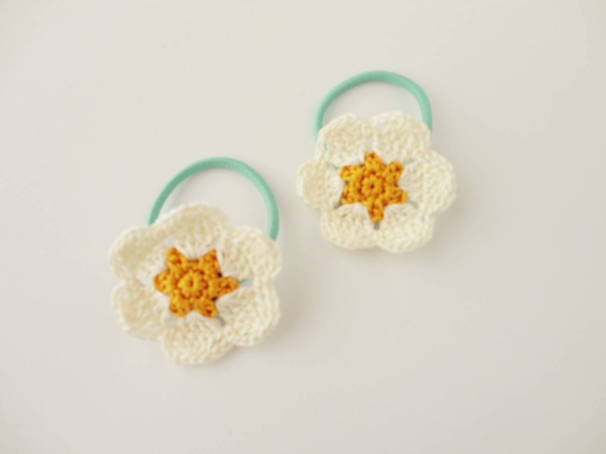 【2個セット】お花のヘアゴム*ハンドメイド*11拍卖