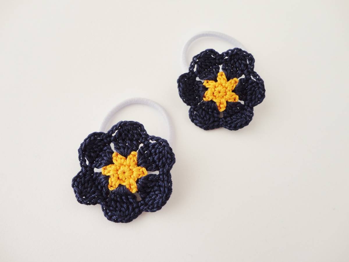 【2個セット】お花のヘアゴム*ハンドメイド*25拍卖
