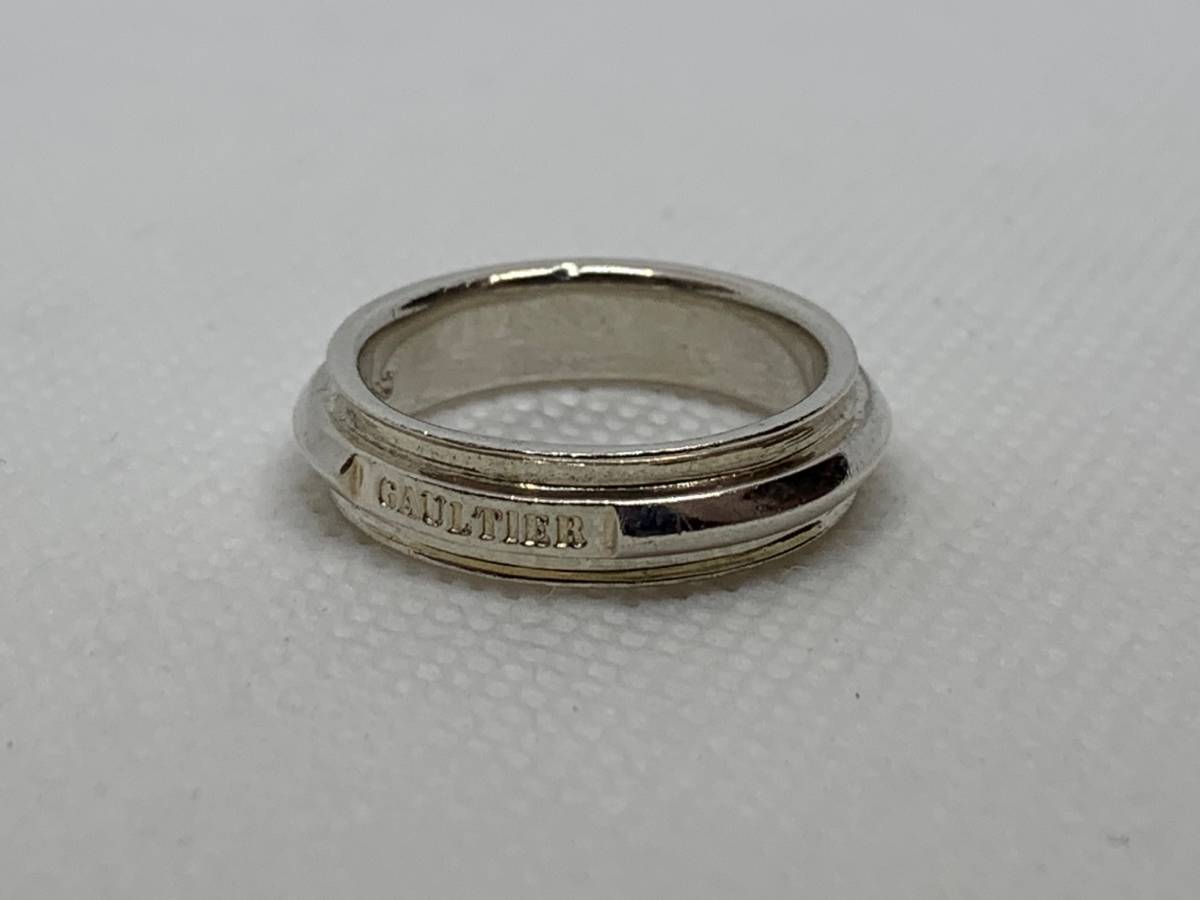 Jean Paul GAULTIER ジャンポールゴルチエ ゴルチェ シルバー リング 指輪 アーカイブ archive silver ring 19号拍卖