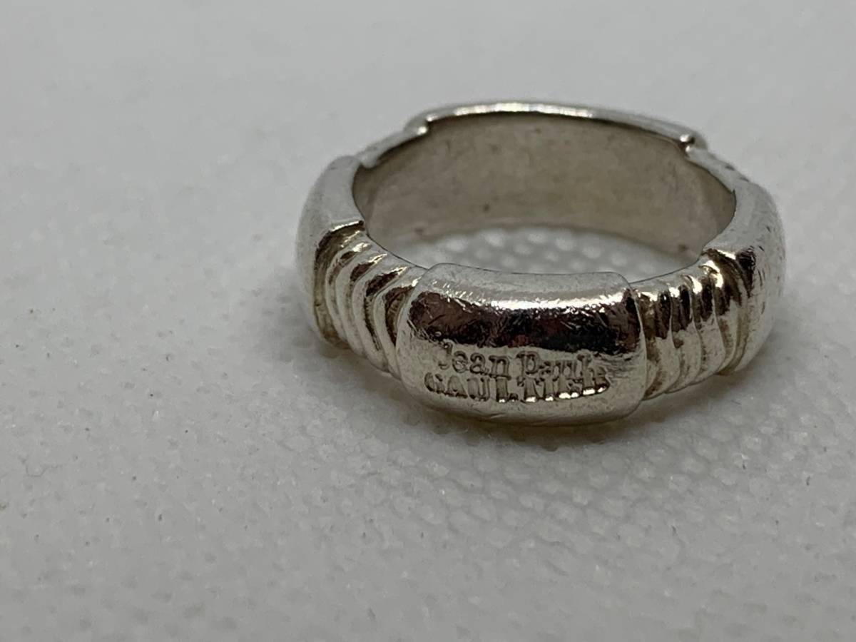Jean Paul GAULTIER ジャンポールゴルチエ ゴルチェ シルバー リング 指輪 アーカイブ archive silver ring 日本13号拍卖