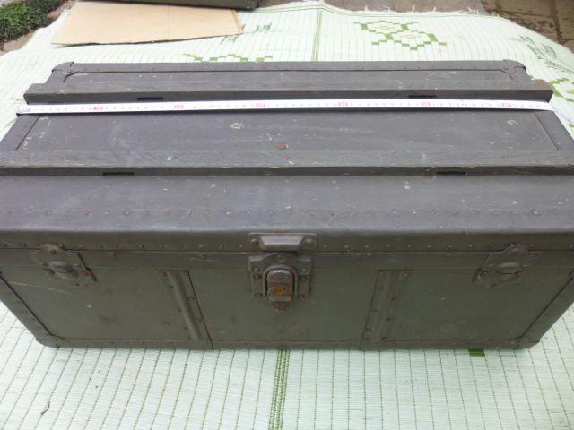 ■千葉・ブリキ・木製・トランク・アタッシュケース・箱・時代物・レトロ・希少・年代物・珍・飾り・インテリア・№2拍卖