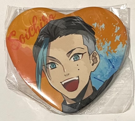 【森ウィリアム聡一郎】WAVE!! ハート缶バッジ バッジ拍卖