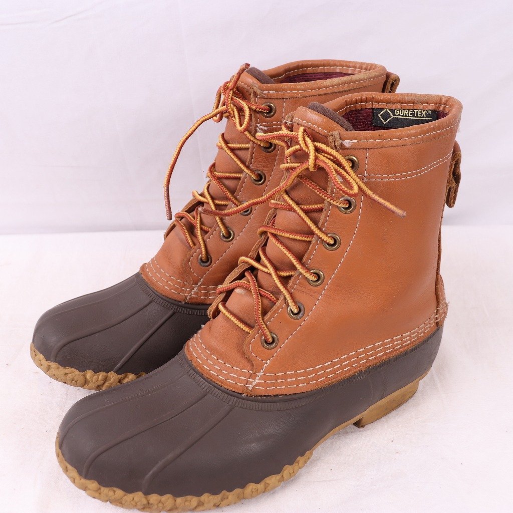 ゴアテックス ビーンブーツ 7/ 25.0cm 位 アメリカ製 LLビーン USA製 L.L.Bean メンズ ガムシュー 中古 bb936拍卖