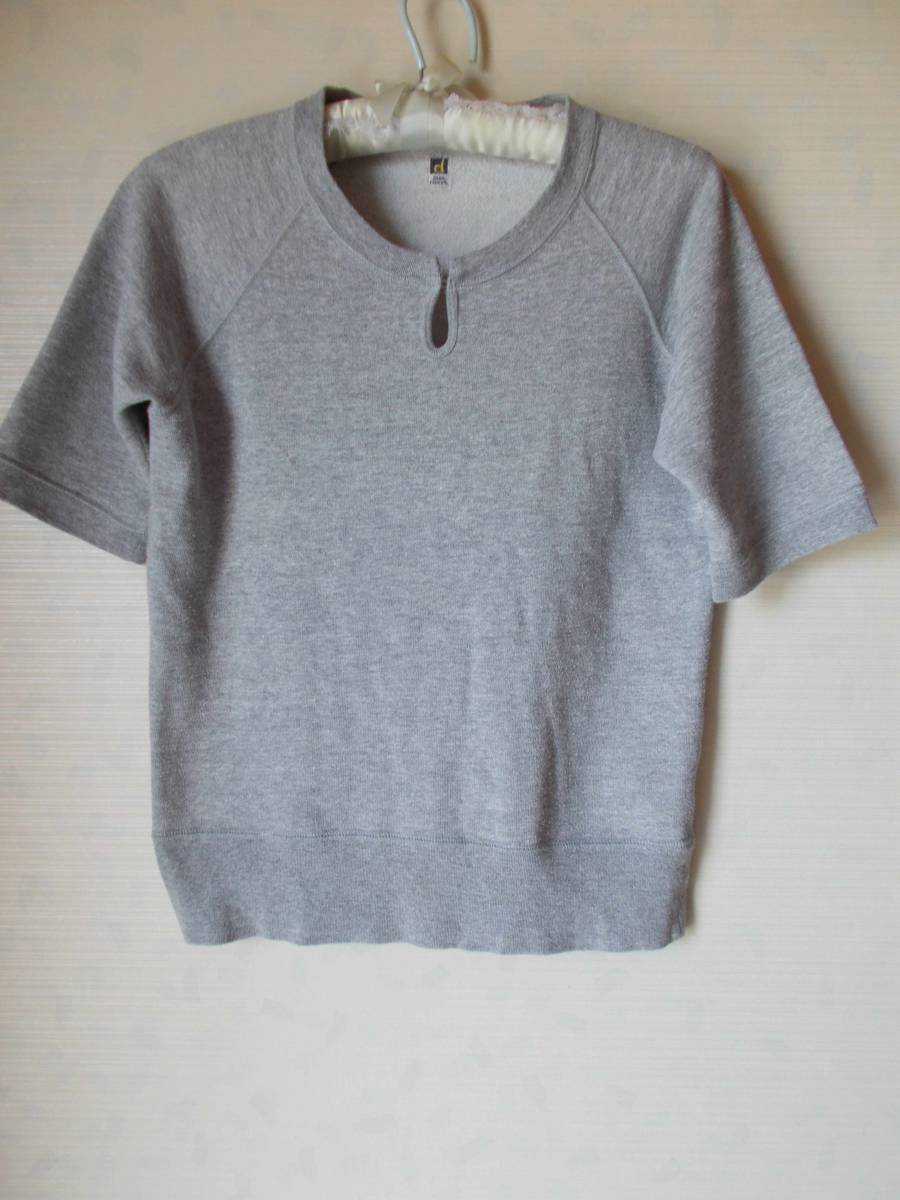 DANA FANEUIL ダナファヌル レディース スウェット ラグランスリーブ 5分袖 シャツ グレー拍卖