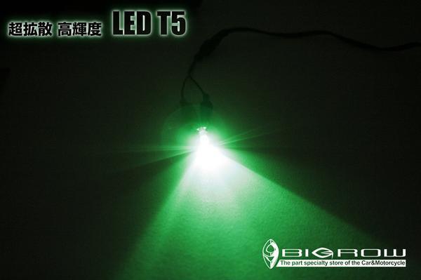 LED T5 グリーン(緑) ウエッジ球 高輝度 プロジェクターレンズ 送料無料拍卖