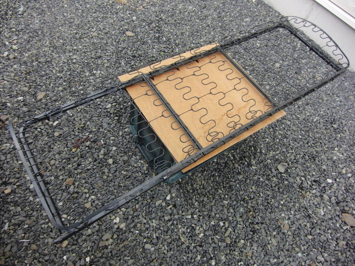 レア 空冷 VW アーリー TYPE2 タイプ2 リプロ新品 フロントフルベンチシート バックレスト側 フレーム&スプリングSET BUS バス拍卖