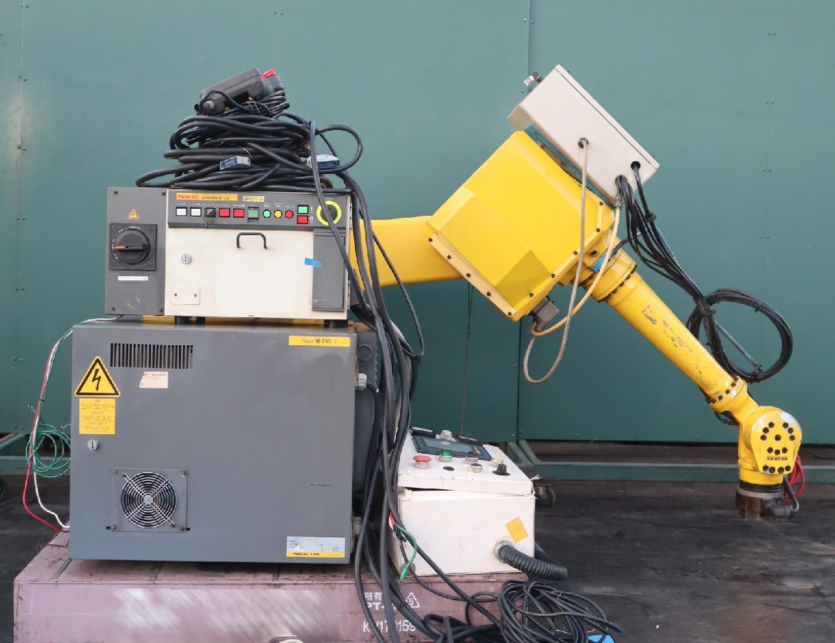 直☆千葉県 FANUC ファナック 垂直多関節ロボット Robot M-710i/R-J3 コントローラー セット☆3G-469拍卖