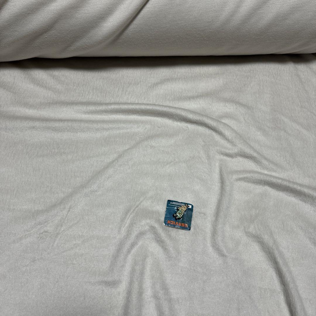 布地生地3m no2277起毛薄手ニット柔らかアイボリー拍卖