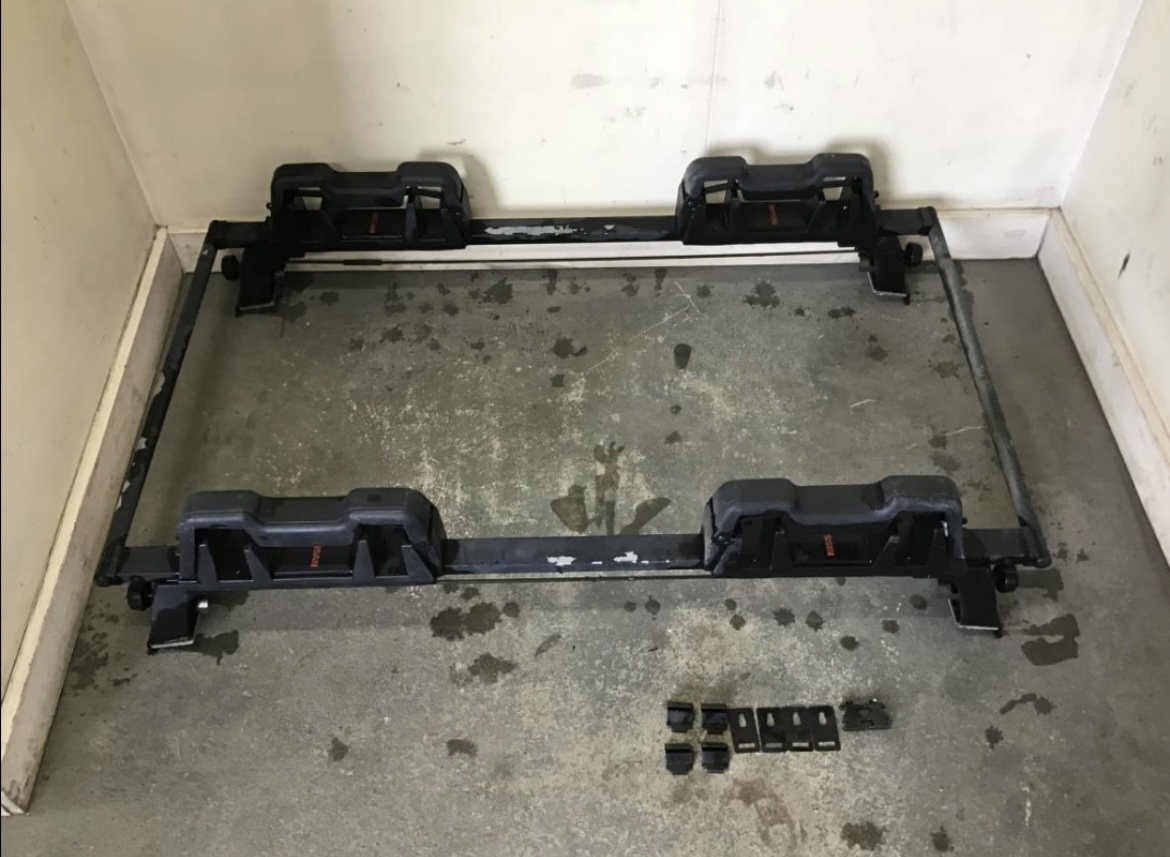 ○★岐阜発 NISSAN / ルーフキャリア / L=1140 / 塗装剥げ有り / 汚れ有り / 荷台 / 中古品□4/5□★拍卖