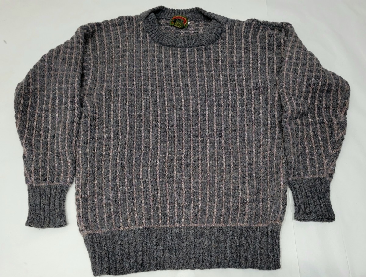 良好 80s BOSTONTRADERS ポップコーンニット ポップコーンセーター L 実寸 S ~M ボストントレーダーズ 80年代 HONGKONG製拍卖