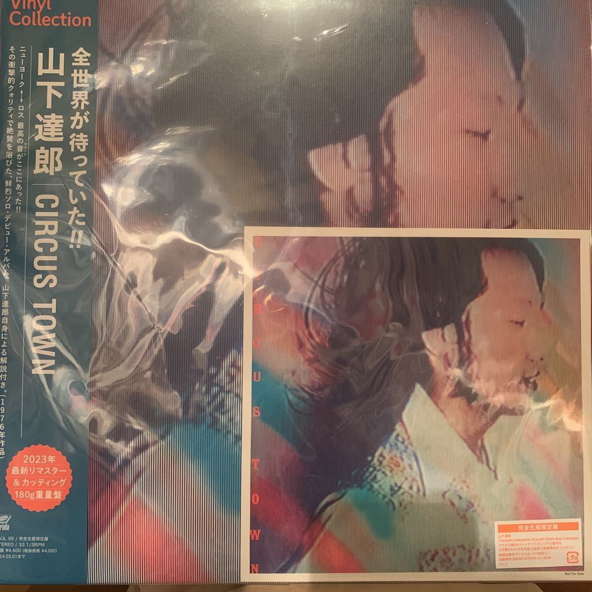 LP【新品】人気名盤デビュー作 山下達郎 Circus Town Tatsuro Yamashita サーカスタウン City Pop 2023年 180g 7インチ型ステッカー付拍卖