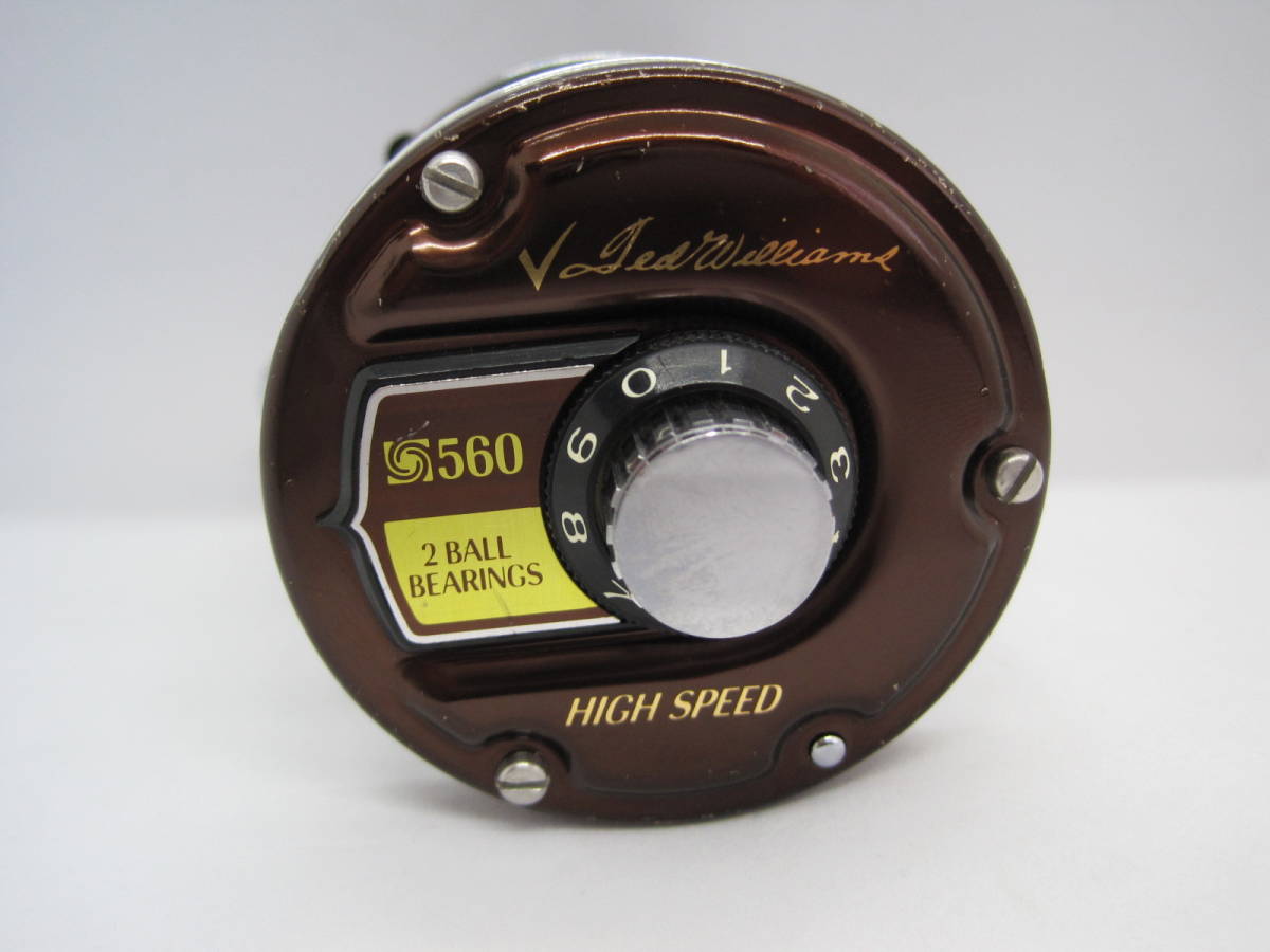 Ted Williams 560 フリースプールリール ハイスピードギヤ 1970年代 日本製 ビンテージリール拍卖