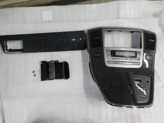 【 TOYOTA アルファードハイブリッド ATH10W 】 トヨタ純正 シフトパネル 助手席側パネルセット ※ ZA-ATH10W より取り外し拍卖