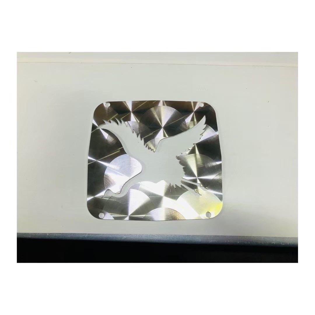 KOITOテールカバー 鶴 ウロコ 左右 2枚セット トラック デコトラ オリジナル ステンレス テールカバー テールランプ拍卖