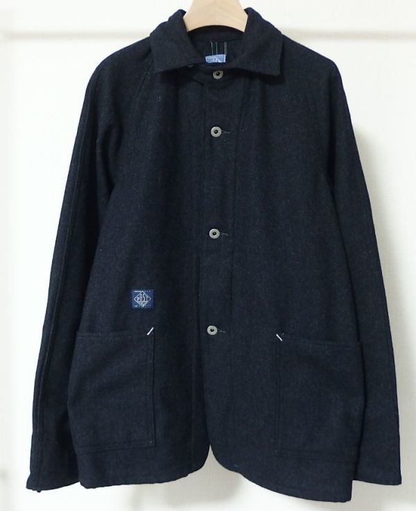 POST O'ALLS OVERALLS ポスト オーバーオールズ SB40-R wool ウール カバーオール ジャケット S アメリカ製拍卖