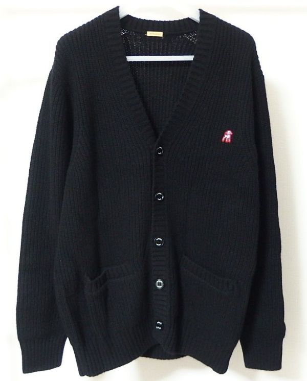 the Shepherd UNDERCOVER アンダーカバー US2A9903 カシミヤ80セーブル20 ニット カーディガン 3 黒拍卖