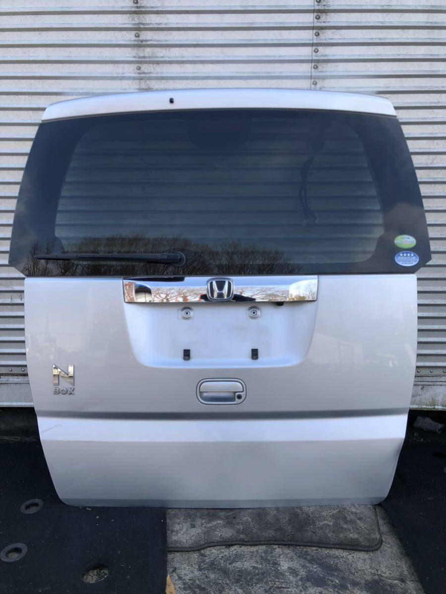 ホンダ HONDA NBOX JF1 純正 リアゲート トランク バックドア リアワイパー シルバー 訳あり ジャンク拍卖
