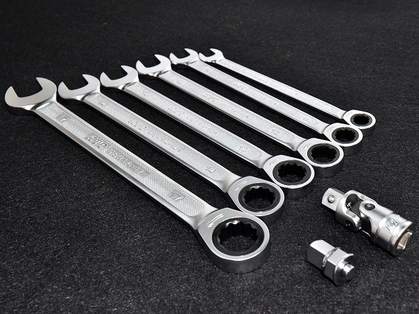 ★KTC ラチェットコンビ+角アダプタ+ユニバーサルジョイント◆MSR1A BZ14-BA3 BJ3拍卖