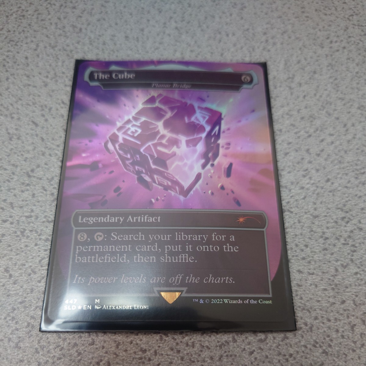 MTG SLD 次元橋 The Cube 英語foil 一枚 ボーダーレス Secret lair シークレットレイヤー FORTNITE 即決拍卖