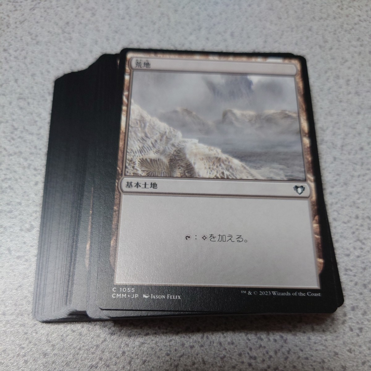 MTG CMM 荒地 1055 日本語 40枚セット 統率者マスターズ 即決拍卖