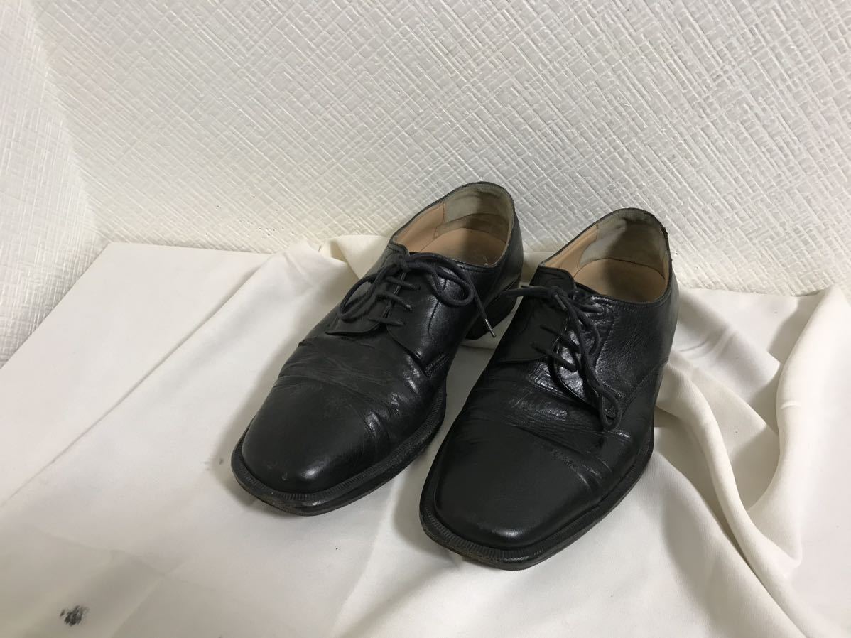 本物ブルーノマリBLUNOMAGLI本革レザーブーツビジネスシューズ靴メンズスーツアメカジ黒ブラック25cmイタリア製7拍卖