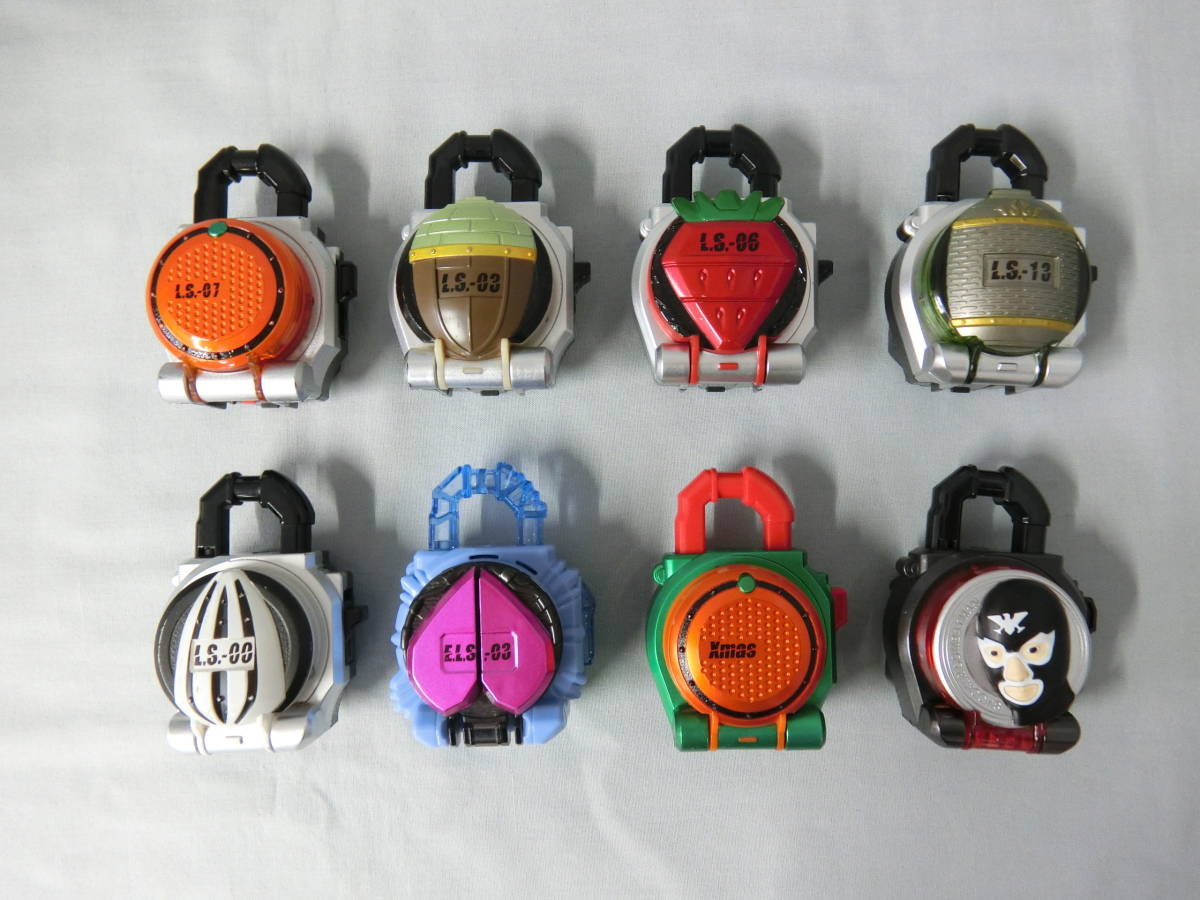 バンダイ 仮面ライダー鎧武 ロックシード 8点セット まとめ売り 総重量532グラム拍卖