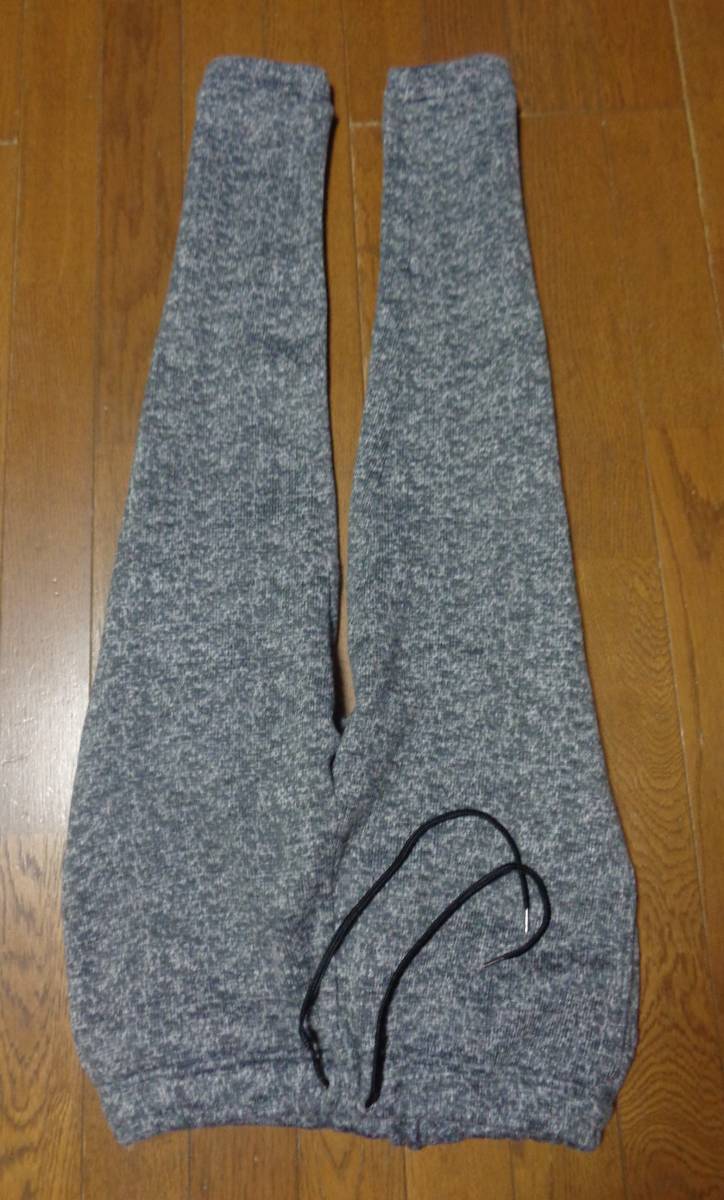 Sサイズ★BEAUTY&YOUTH ユナイテッドアローズ/肉厚裏起毛/ニットフリースパンツ/ジョガーアンクルパンツ/ツィード/グレー拍卖