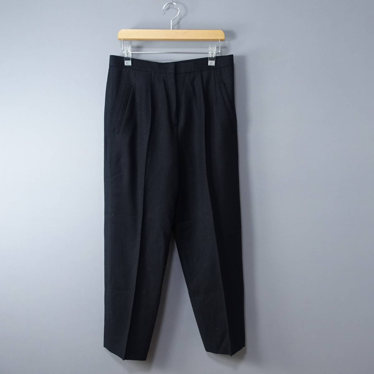 ☆美品☆Leilian/レリアン/11/日本製/ウールパンツ/ブラック/黒/スラックス/レディース拍卖