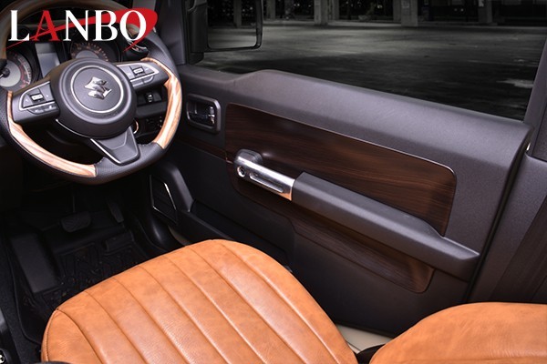 LANBO インテリアパネル 6ピースセット インナードア ジムニ― / シエラ JB64/74 ダークブラウン LP1156拍卖