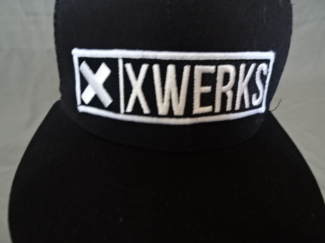 激レア USA購入 アメリカ企業モノ アスリート御用達 プロテイン サプリメントメーカー【XWERKS】 ロゴ刺繍入りメッシュキャップ 中古良品拍卖