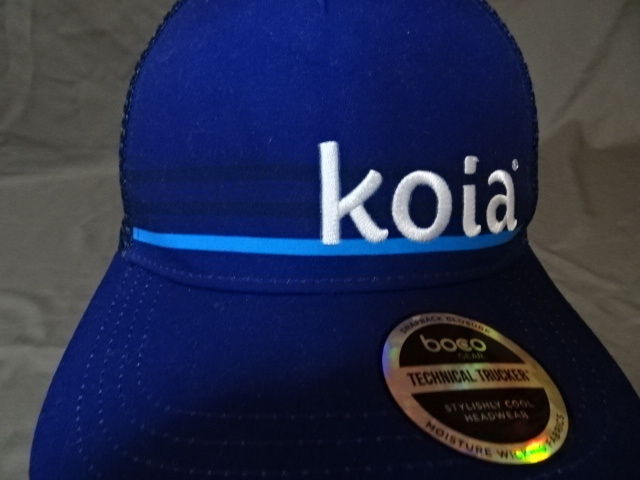 激レア USA購入 コロラド州キャップブランド【Boco GEAR】製 アメリカ企業モノ プロテインドリンク【Koia】ロゴ刺繍入り メッシュCAP未使用拍卖