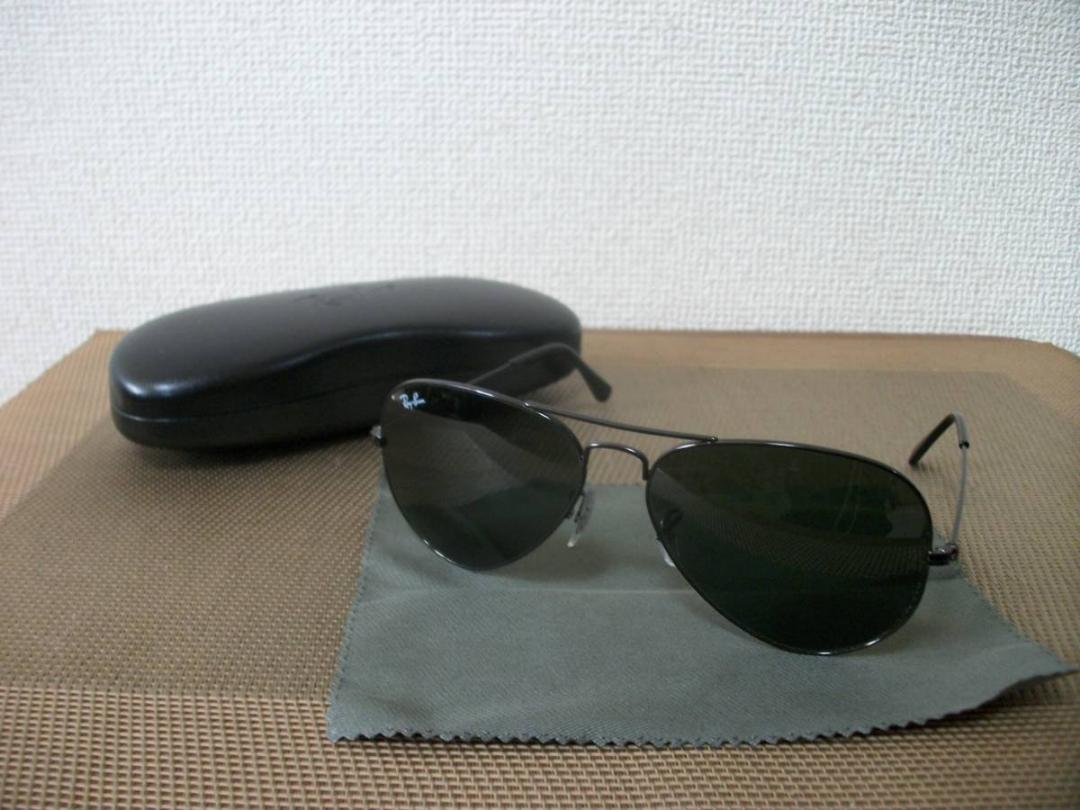 【レイバン】【-】【美品】サングラス ティアドロップ 詳細不明現状 一応ジャンク扱 レターパック送料一律 RB09(無)!拍卖