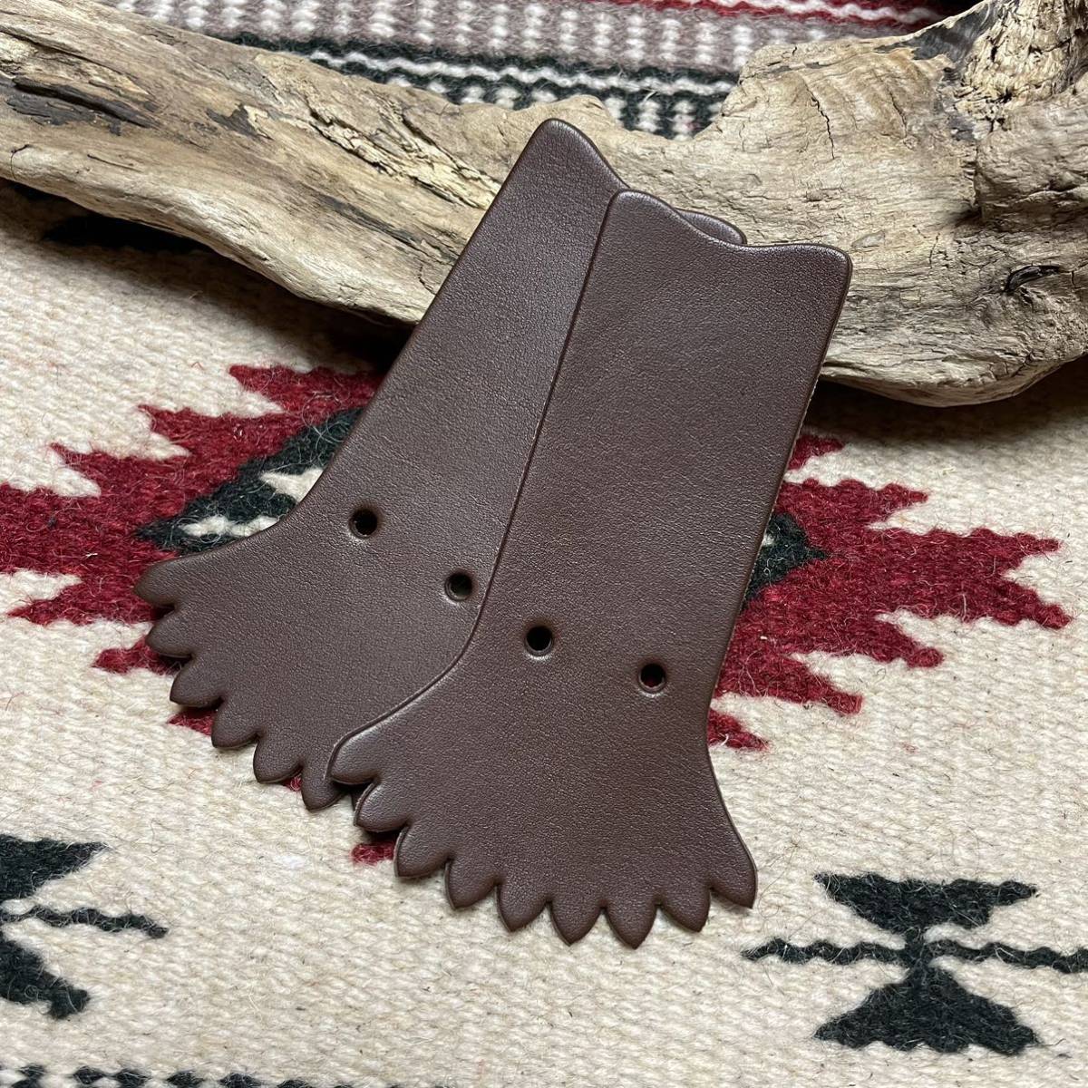 フォルスタン ダークブラウン ロング 2枚セット 検索:ウエスコ wesco ホワイツ white's レッドウイング redwing ダナー danner 泥除け拍卖