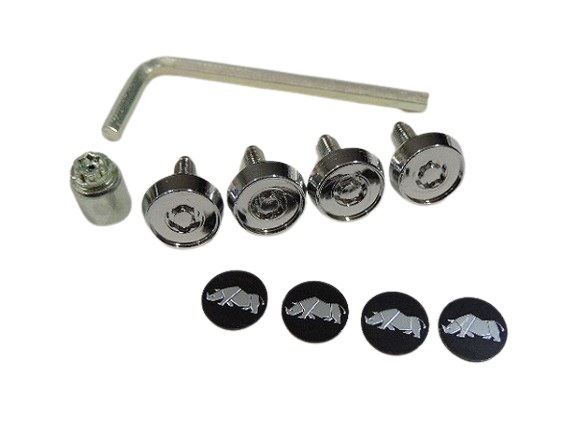 ★送料無料★ スズキ純正 ジムニー 用 ナンバーロックボルト 4本セット サイ ロゴ入り 他の車種流用 【国内正規純正部品】拍卖