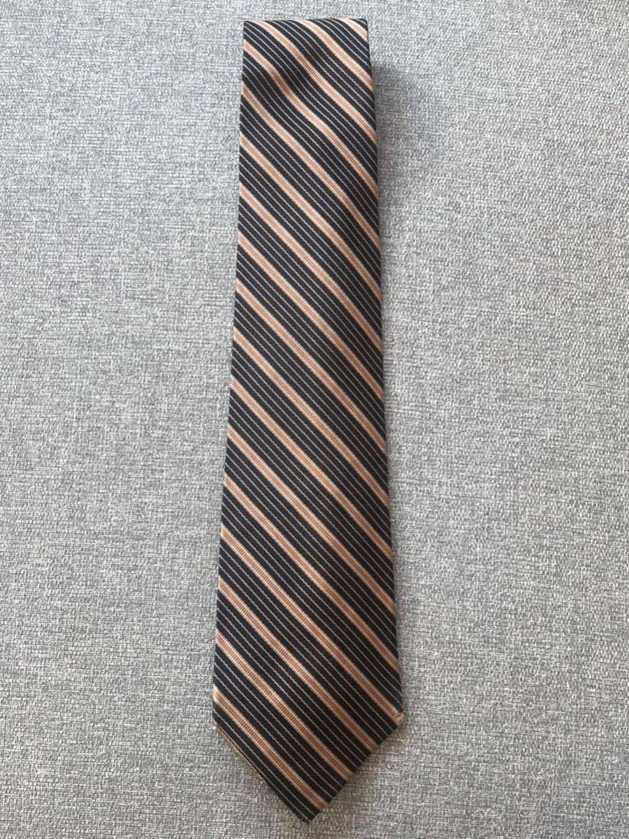 CESARANI ネクタイ ネイビー ストライプ 紺 紳士小物 服飾小物拍卖