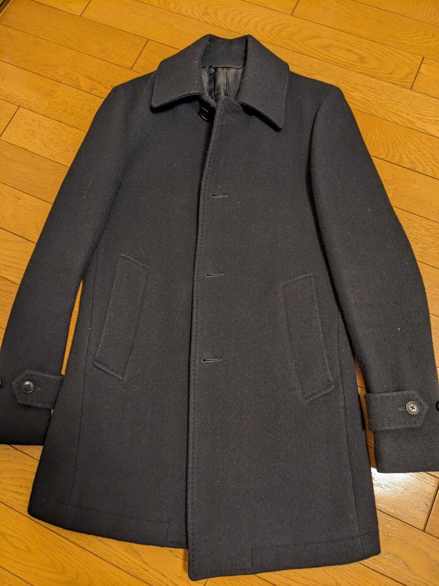 ships ウールコート ネイビー メンズ sサイズ拍卖