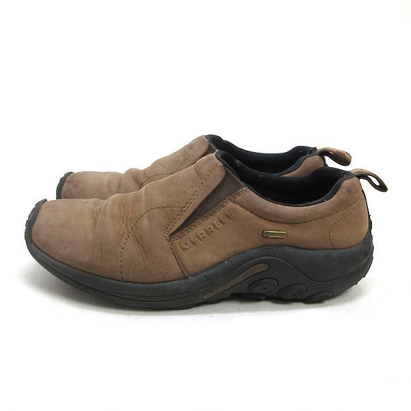 y■【27.5cm】メレル/MERRELL Jungle Moc ジャングルモック GORE-TEX レザーシューズ■茶MENS/39【中古】拍卖