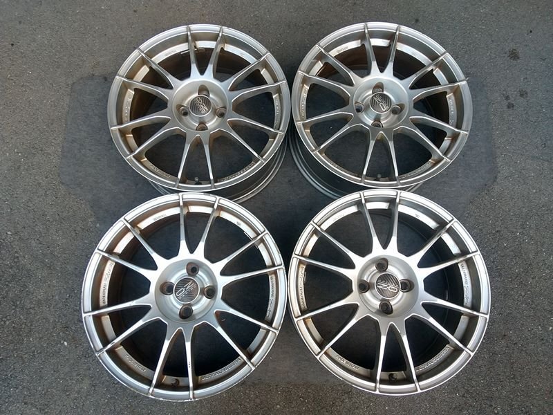 『psi』 OZ Racing 17インチ × 7J +37 4穴 PCD100 アルミホイール4本セット拍卖