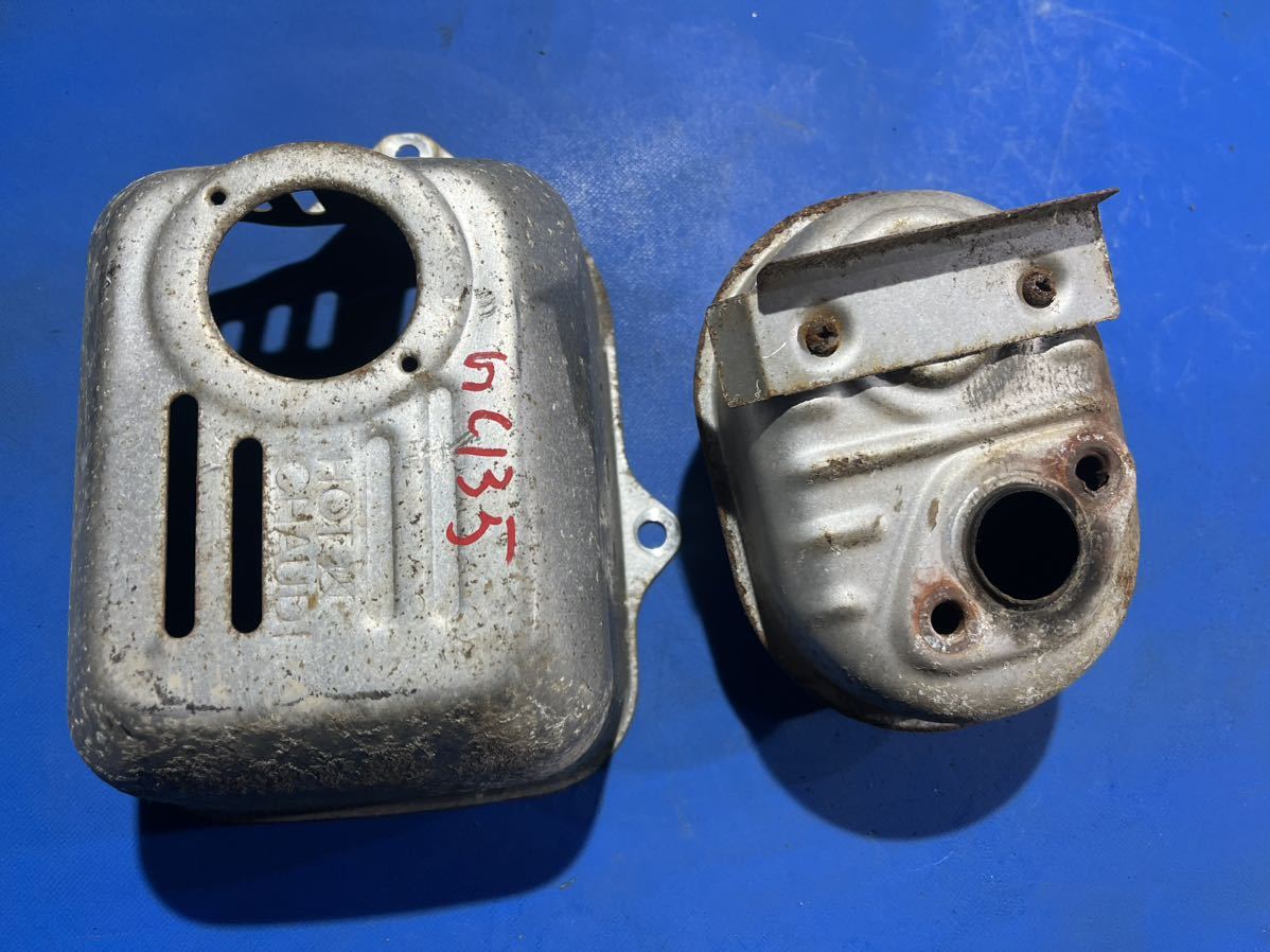 送料520円可 ガソリンエンジン ポンプ 部品パーツ ホンダGC135 マフラー拍卖