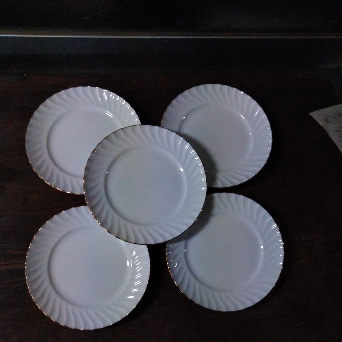 RICHFIELD 白 お皿 5枚セット タンス整理品拍卖