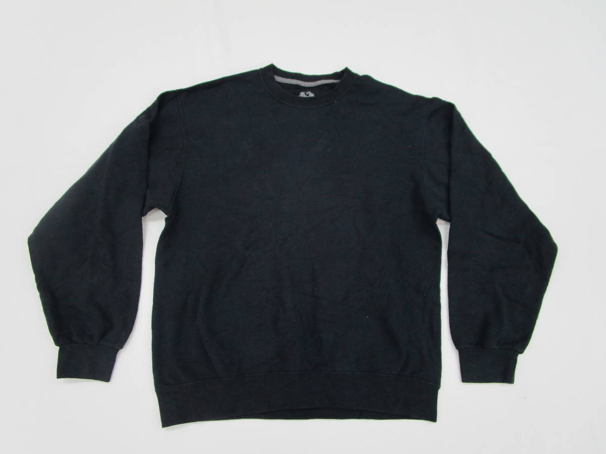 W.23L12 CI ☆ FRUIT OF THE LOOM フルーツオブザルーム スウェット トレーナー メンズ Mサイズ ネイビーブルー USED ☆拍卖