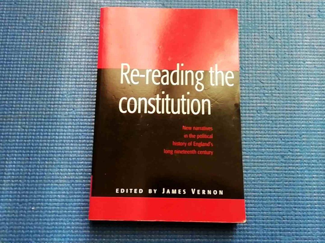 洋書 Re-reading the Constitution James Vernon 英語 憲法を再読 イギリス 英国拍卖