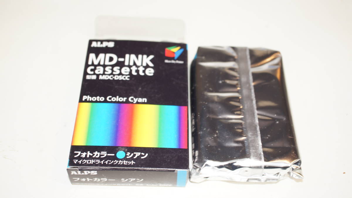 ALPS アルプス インクリボン フォトカラー シアン MDC-DSCC拍卖