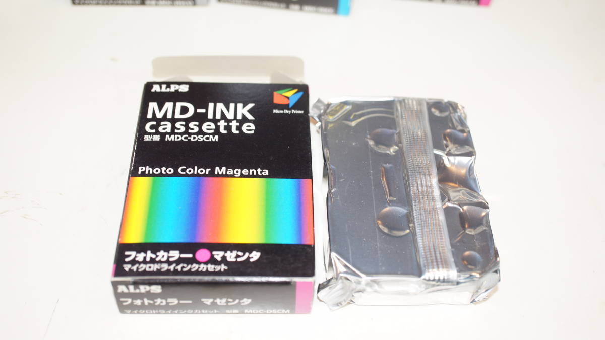 ALPS アルプス インクリボン MD-INK フォトカラー マゼンタ MDC-DSCM拍卖