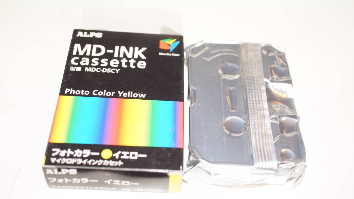ALPS アルプス インクリボン MD-INK フォトカラー イエロー MDC-DSCY拍卖