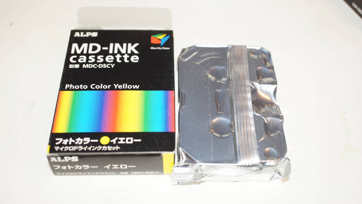 アルプス ALPS インクリボン MD-INK フォトカラー イエロー MDC-DSCY拍卖