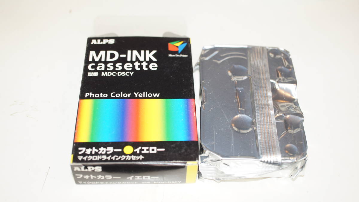 ALPS アルプスインクリボン MD-INK フォトカラー イエロー MDC-DSCY拍卖