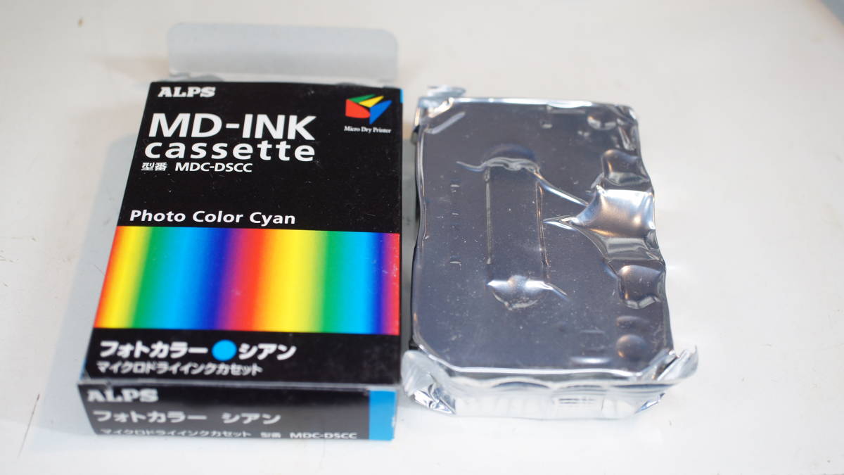 アルプス ALPS インクリボン MD-INK フォトカラー シアン MDC-DSCC拍卖