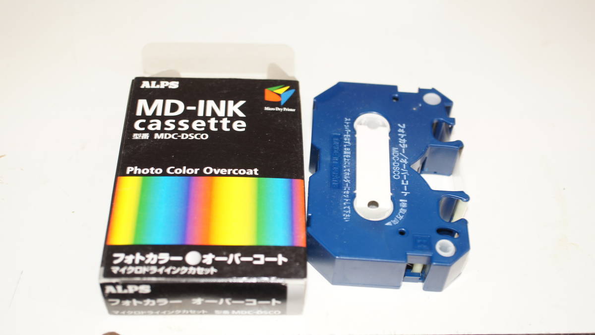 アルプス ALPS インクリボン MD-INK フォトカラー オーバーコート MDC-DSCO拍卖