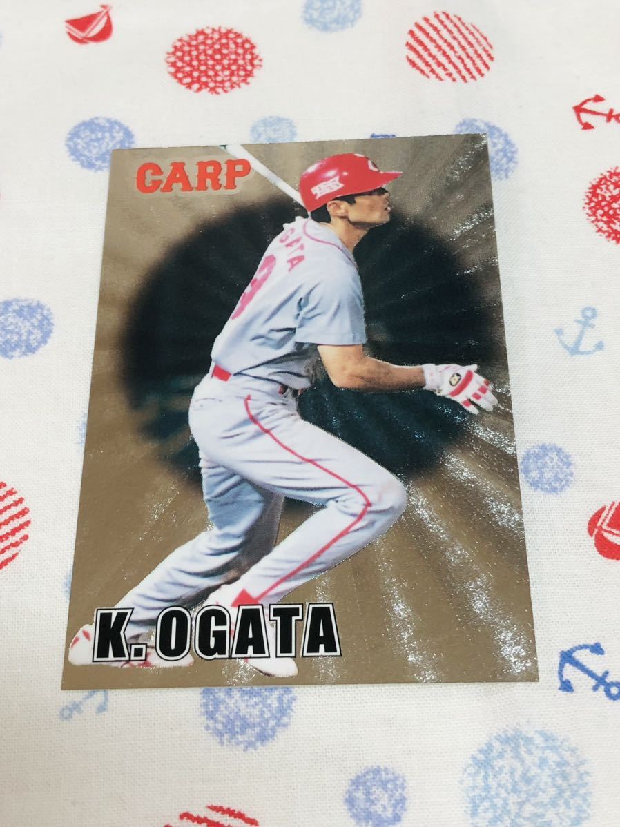カルビー プロ野球チップスカード キラ 広島東洋カープ 緒方孝市拍卖